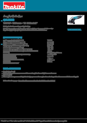Ъглошлайфи Makita GA4530