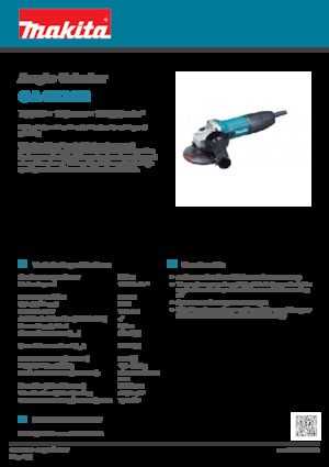 Ъглошлайфи Makita GA4530R