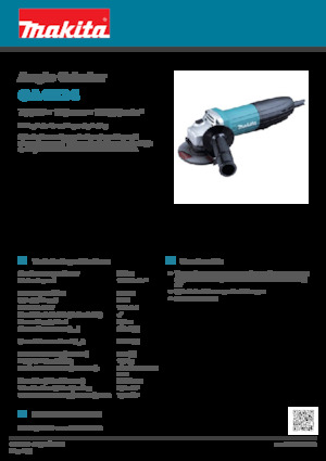 Ъглошлайфи Makita GA4534