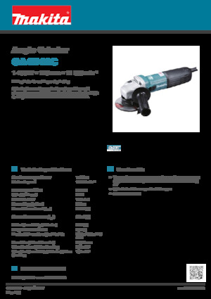 Ъглошлайфи Makita GA4540C