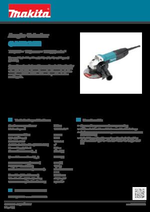 Ъглошлайфи Makita GA5030R