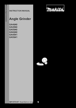 Ъглошлайфи Makita GA5040