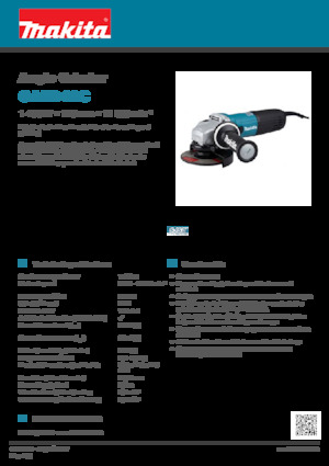Ъглошлайфи Makita GA5040C