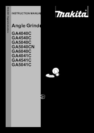 Ъглошлайфи Makita GA5040CN01