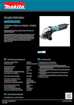 Ъглошлайфи Makita GA5041C