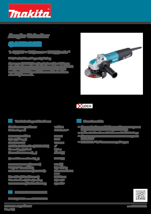 Ъглошлайфи Makita GA5080R