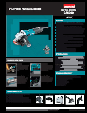 Ъглошлайфи Makita GA5090