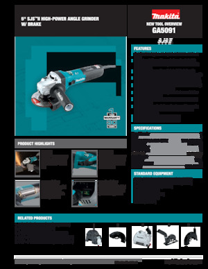 Ъглошлайфи Makita GA5091