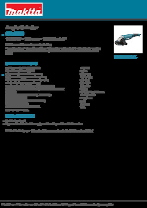 Ъглошлайфи Makita GA6010