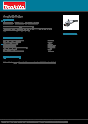 Ъглошлайфи Makita GA7001