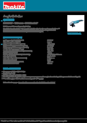 Ъглошлайфи Makita GA7050