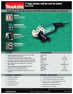 Ъглошлайфи Makita GA7060 