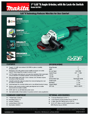 Ъглошлайфи Makita GA7061 