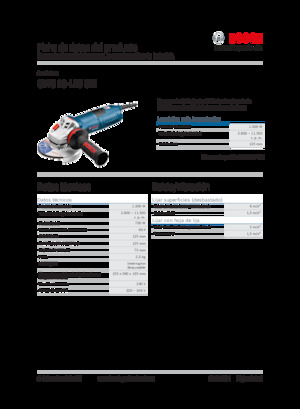 Ъглошлайфи Bosch GWS 13-125 CIE