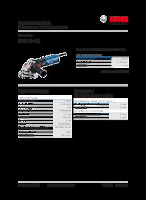 Ъглошлайфи Bosch GWS 14-125