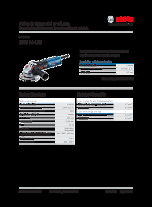 Ъглошлайфи Bosch GWS 14-125