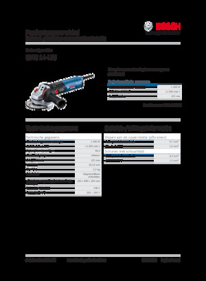 Ъглошлайфи Bosch GWS 14-125