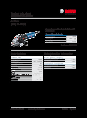 Ъглошлайфи Bosch GWS 14-125 S