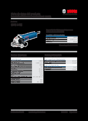 Ъглошлайфи Bosch GWS 1400