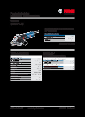 Ъглошлайфи Bosch GWS 17-125