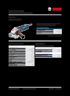 Ъглошлайфи Bosch GWS 17-125 CI