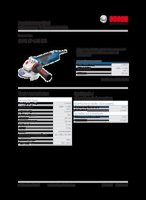 Ъглошлайфи Bosch GWS 17-125 CIE