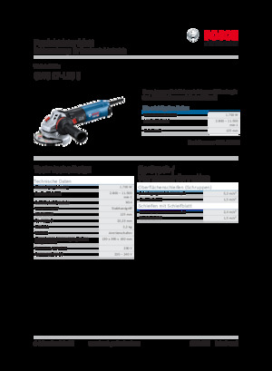 Ъглошлайфи Bosch GWS 17-125 S