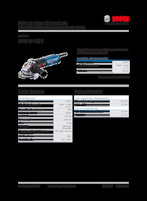 Ъглошлайфи Bosch GWS 17-125 S