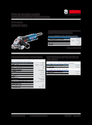 Ъглошлайфи Bosch GWS 17-125 S