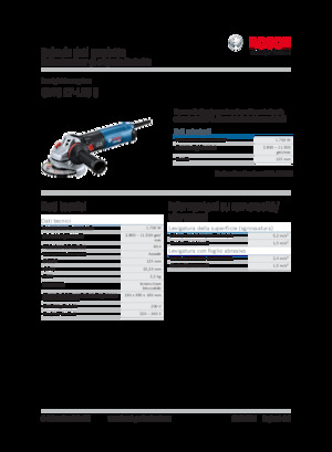 Ъглошлайфи Bosch GWS 17-125 S