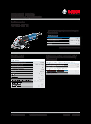Ъглошлайфи Bosch GWS 17-125 TS