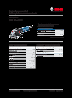 Ъглошлайфи Bosch GWS 17-125 TS