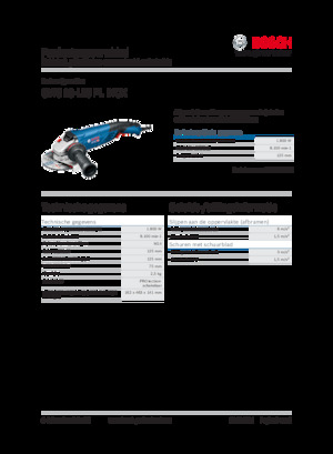 Ъглошлайфи Bosch GWS 18-125 PL INOX