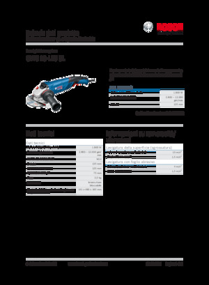 Ъглошлайфи Bosch GWS 18-125 SL