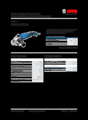 Ъглошлайфи Bosch GWS 18-125 SPL
