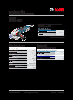 Ъглошлайфи Bosch GWS 19-125 CI