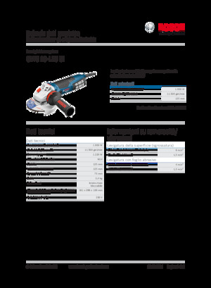 Ъглошлайфи Bosch GWS 19-125 CI