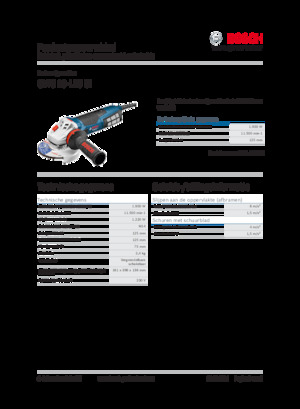 Ъглошлайфи Bosch GWS 19-125 CI