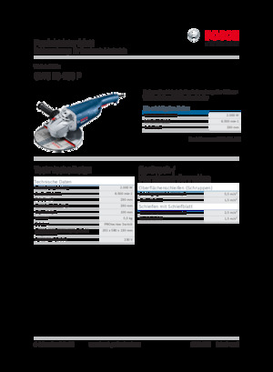 Ъглошлайфи Bosch GWS 20-230 P