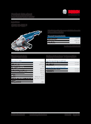 Ъглошлайфи Bosch GWS 22-230 P