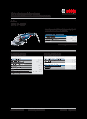 Ъглошлайфи Bosch GWS 24-230 P