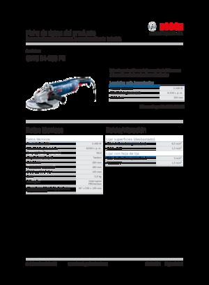 Ъглошлайфи Bosch GWS 24-230 PZ