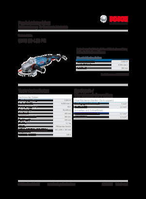Ъглошлайфи Bosch GWS 30-180 PB