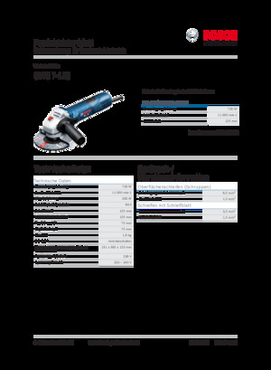 Ъглошлайфи Bosch GWS 7-125