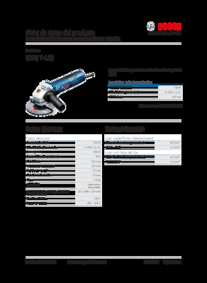 Ъглошлайфи Bosch GWS 7-125