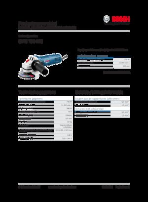 Ъглошлайфи Bosch GWS 750 (125 mm)