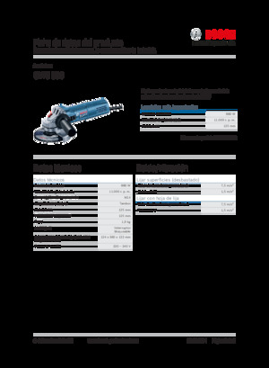 Ъглошлайфи Bosch GWS 880