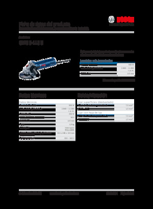Ъглошлайфи Bosch GWS 9-115 S
