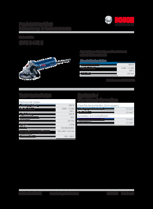 Ъглошлайфи Bosch GWS 9-125 S