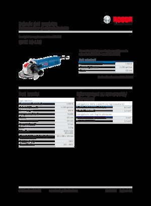 Ъглошлайфи Bosch GWX 10-125